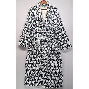 Vintage Rare Big Dogs Robe Thick Heavy Terry Cloth Wrap Tie Pockets Men’s M-XL